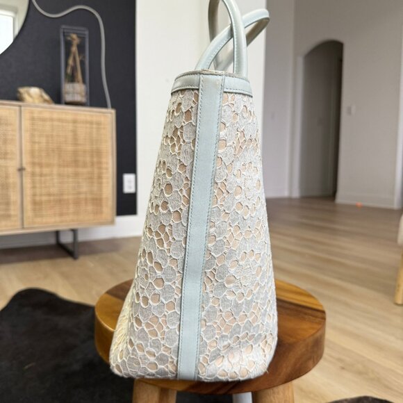 Baby Blue Lace Dolce and Gabbana Handbag - Picture 2 of 10